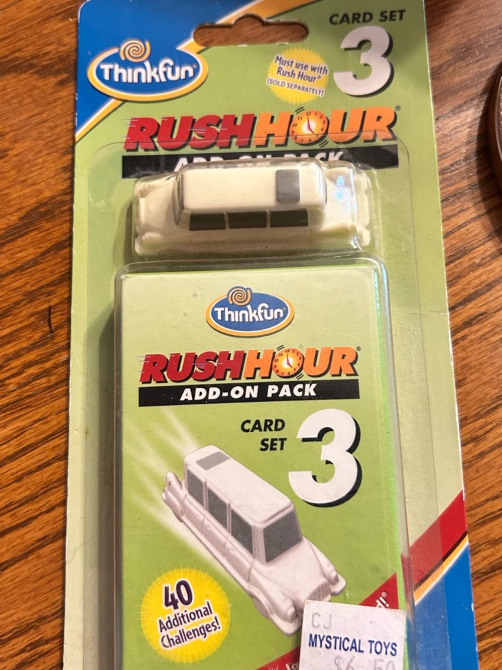 ThinkFun Rush Hour Add-On Pack Card Set 3 - White